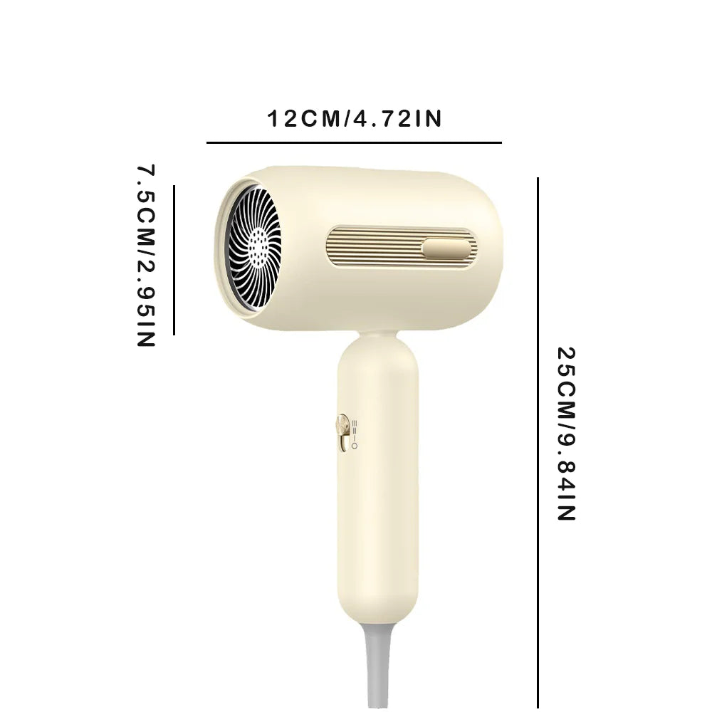 Electric Hair Dryer High-Speed Turbine Low Noise Constant Temperature Quick Drying Hairdryer Home Salon Hair Care Styling Tool