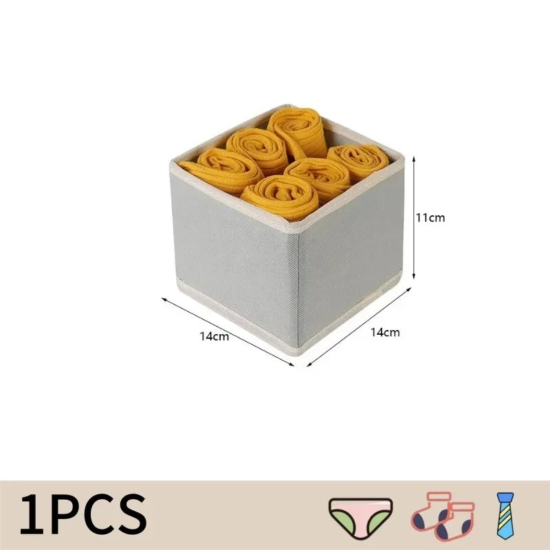 Underwear Sock Bra Storage Box Cabinet Drawer Organizer For Clothes Ties Wardrobe Clothes Socks Organiser Cabinet Separator Box
