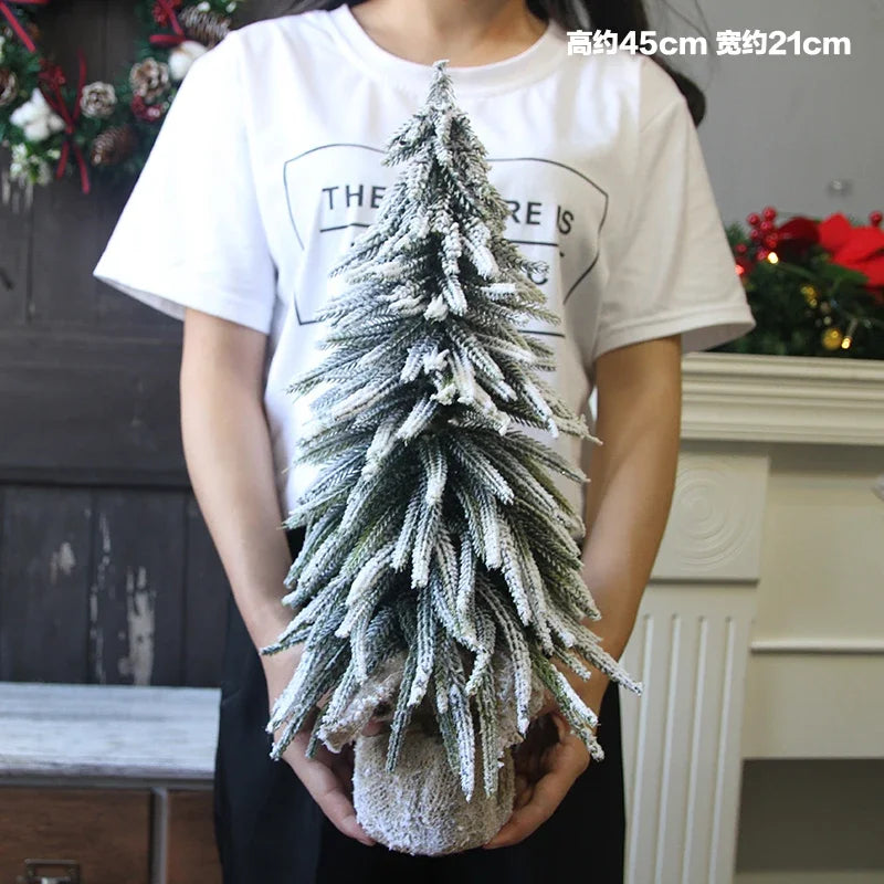 2019 Christmas Artificial mini Xams tree tabletop display window restaurant front desk store decorations small arbol de navidad