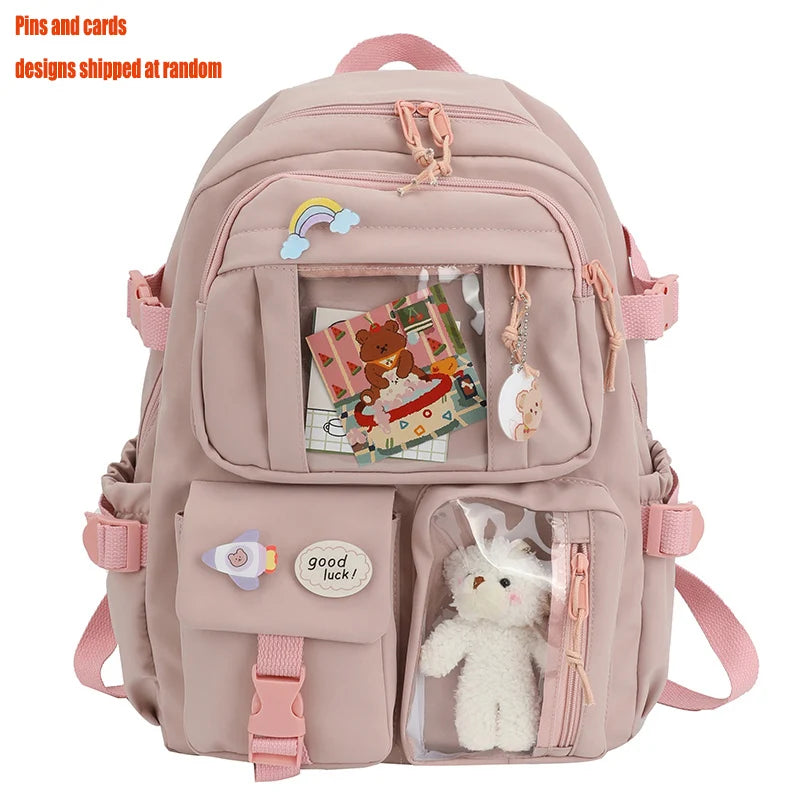 Cute Waterproof School Backpack