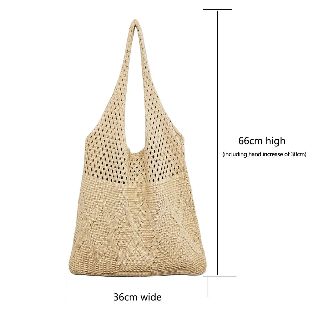 Solid Color Hobo Bag