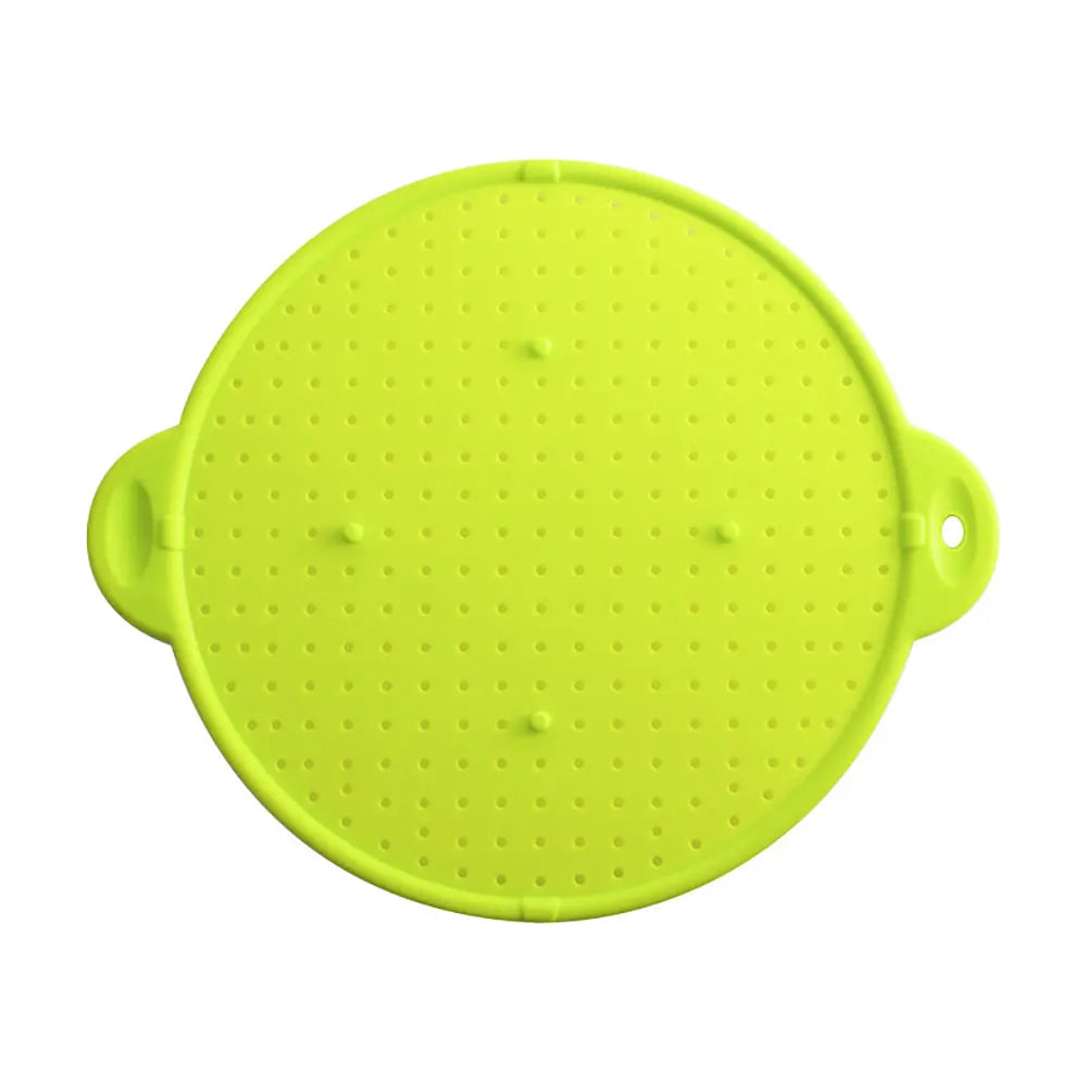 Silicone World Silicone Splash-Proof Net Oil-Proof Splash Cover Pot Pad Steamer Pad Pot Lid Water Filter Strainer Kitchen Tools