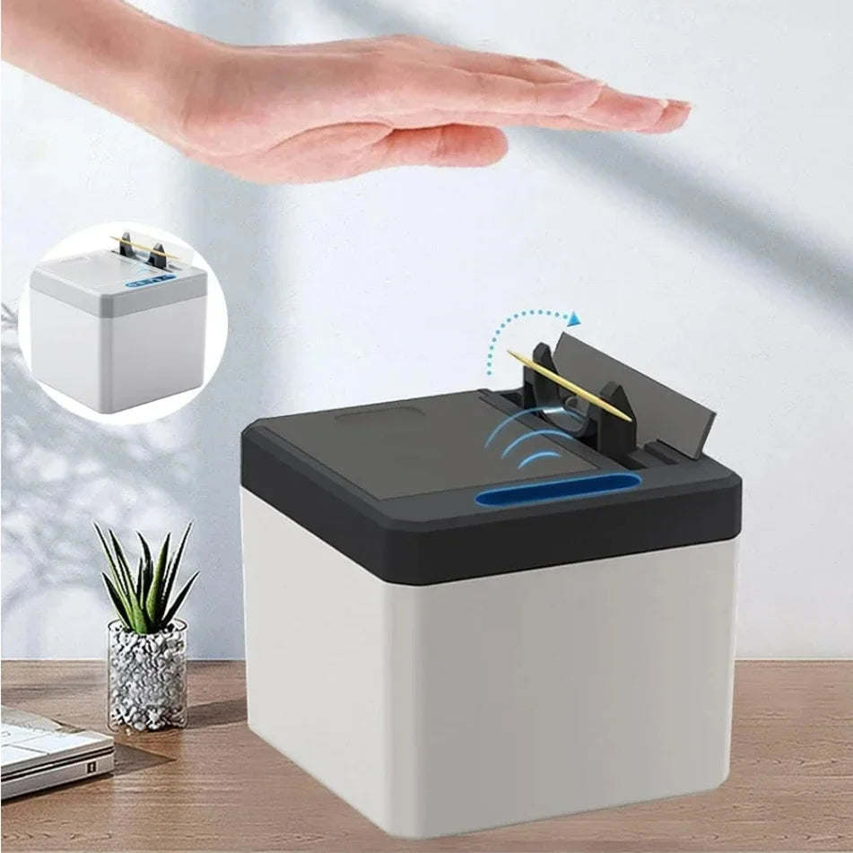 5V Automatic Toothpick Dispenser Infrared Sensor Smart Toothpick Holder USB Charge Toothpick Box Home Restaurant Supplies