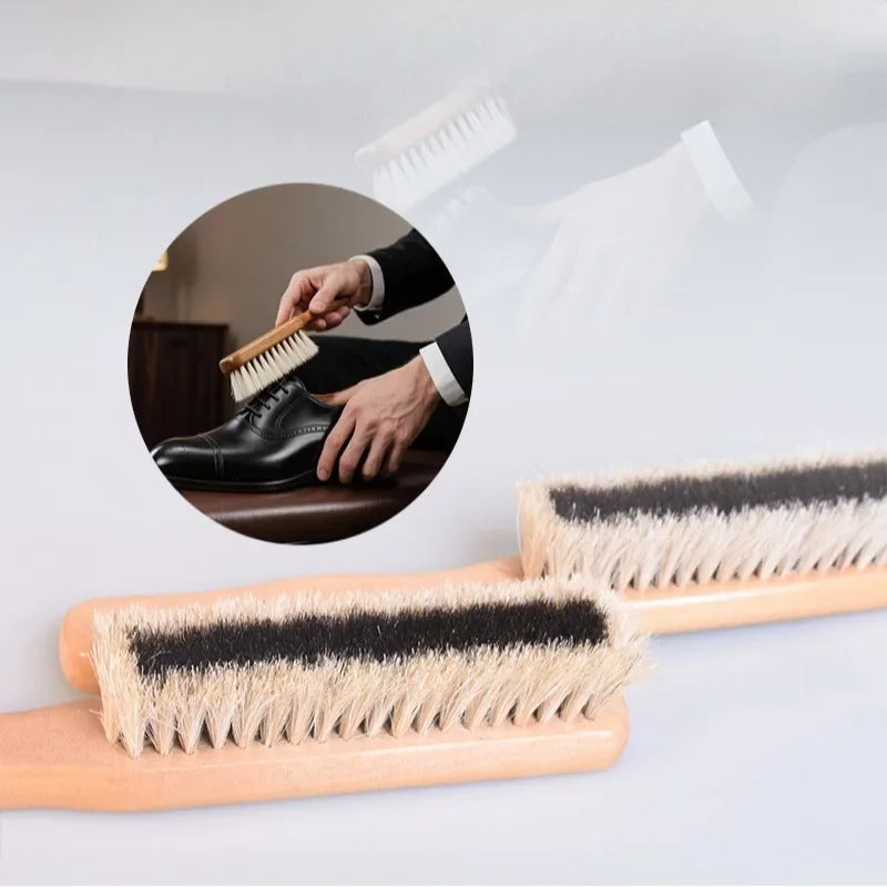 Laundry Stain Brush with 2X Shoe Scrubbing and Ergonomic Grip Multi Purpose Cleaning Tool for Fabric Clothes Bathroom Supplies