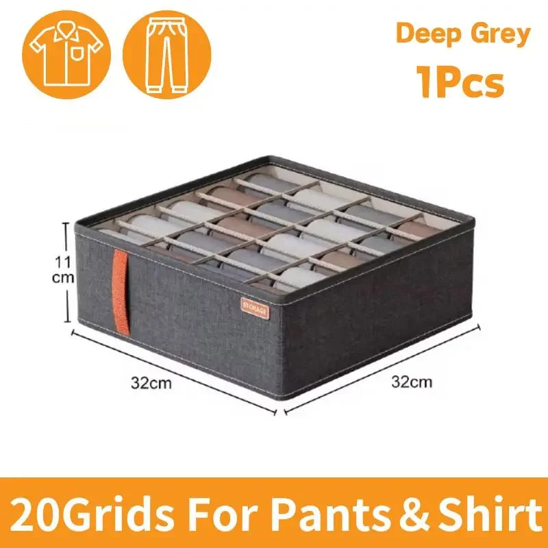 Socks Organizer Underwear Bra Storage Box Cabinet Drawer Organizer For Clothes Ties Wardrobe Clothes Organizer Cabinet Separator