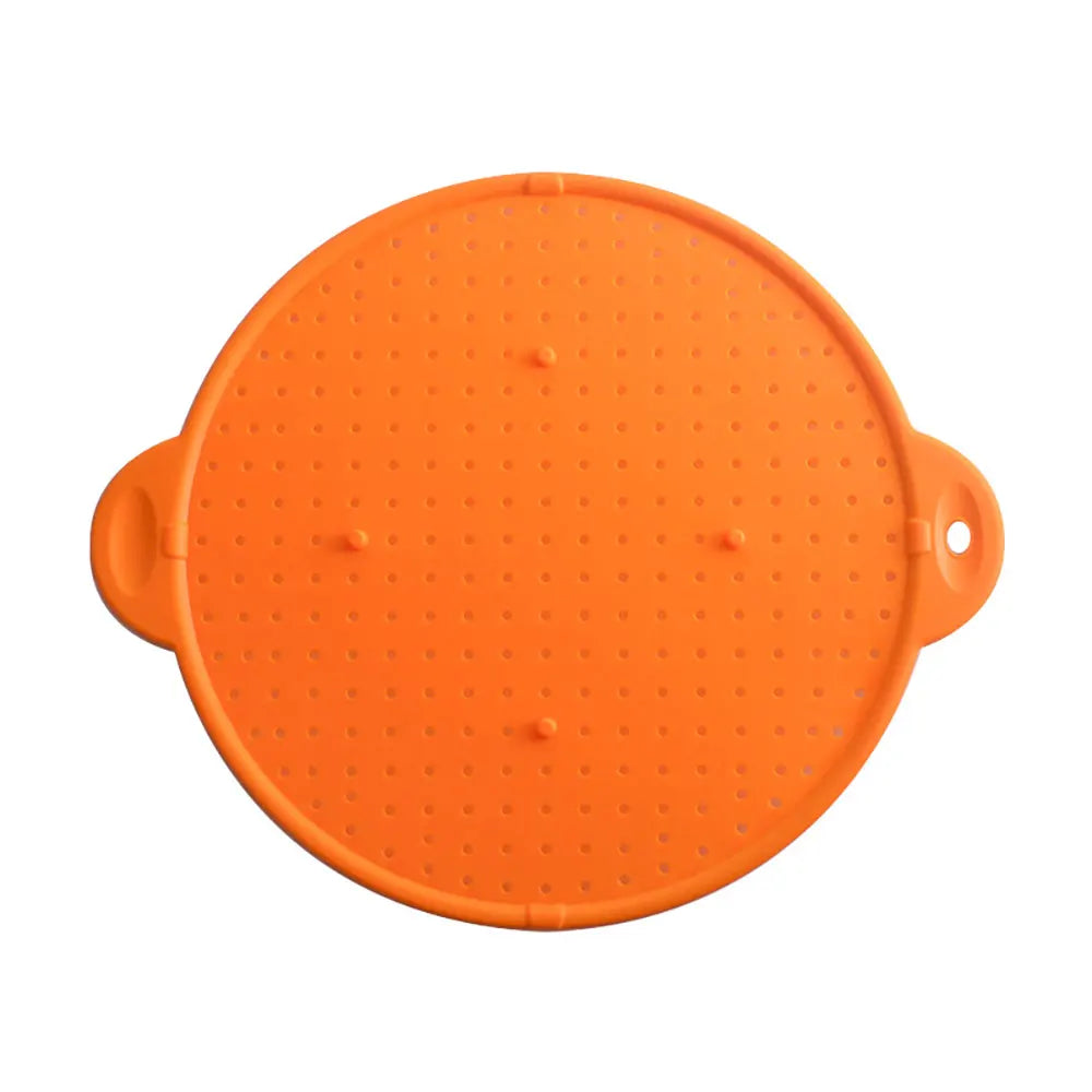 Silicone World Silicone Splash-Proof Net Oil-Proof Splash Cover Pot Pad Steamer Pad Pot Lid Water Filter Strainer Kitchen Tools