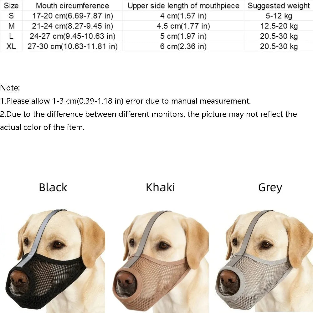 Breathable Dog Muzzle