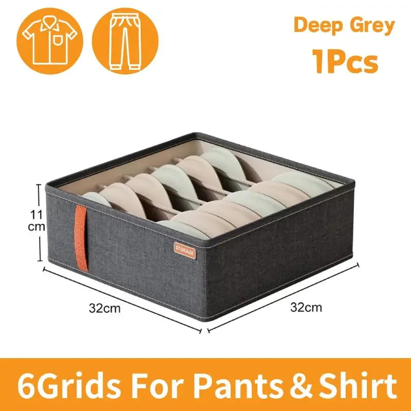Socks Organizer Underwear Bra Storage Box Cabinet Drawer Organizer For Clothes Ties Wardrobe Clothes Organizer Cabinet Separator