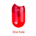 Double Hole and One Hole Pencil Sharpener Creative Transparent Pen Knife Kid Student Cutting Stationery School Supplies