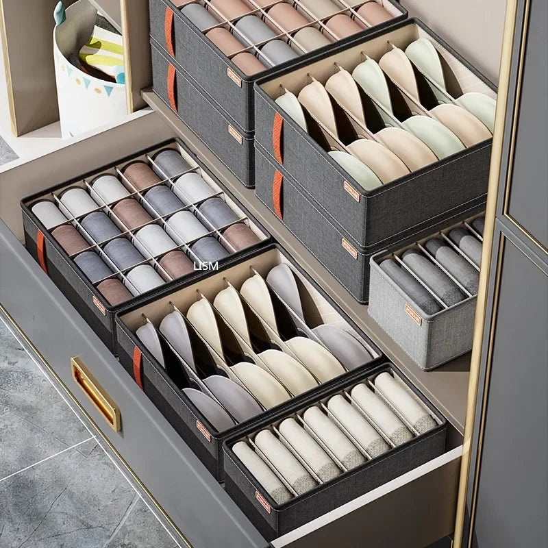 Socks Organizer Underwear Bra Storage Box Cabinet Drawer Organizer For Clothes Ties Wardrobe Clothes Organizer Cabinet Separator