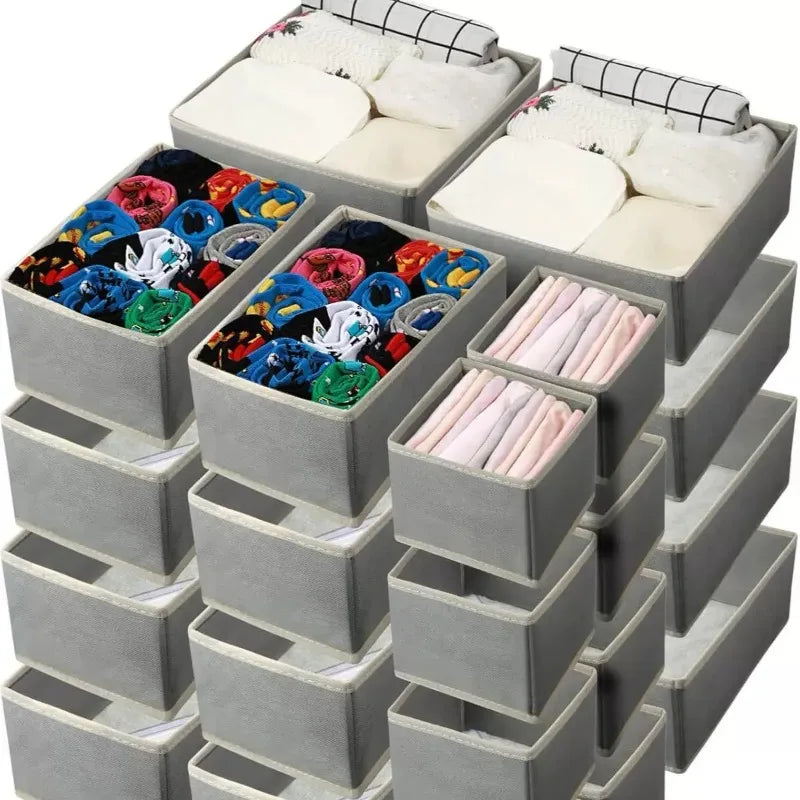 Underwear Sock Bra Storage Box Cabinet Drawer Organizer For Clothes Ties Wardrobe Clothes Socks Organiser Cabinet Separator Box
