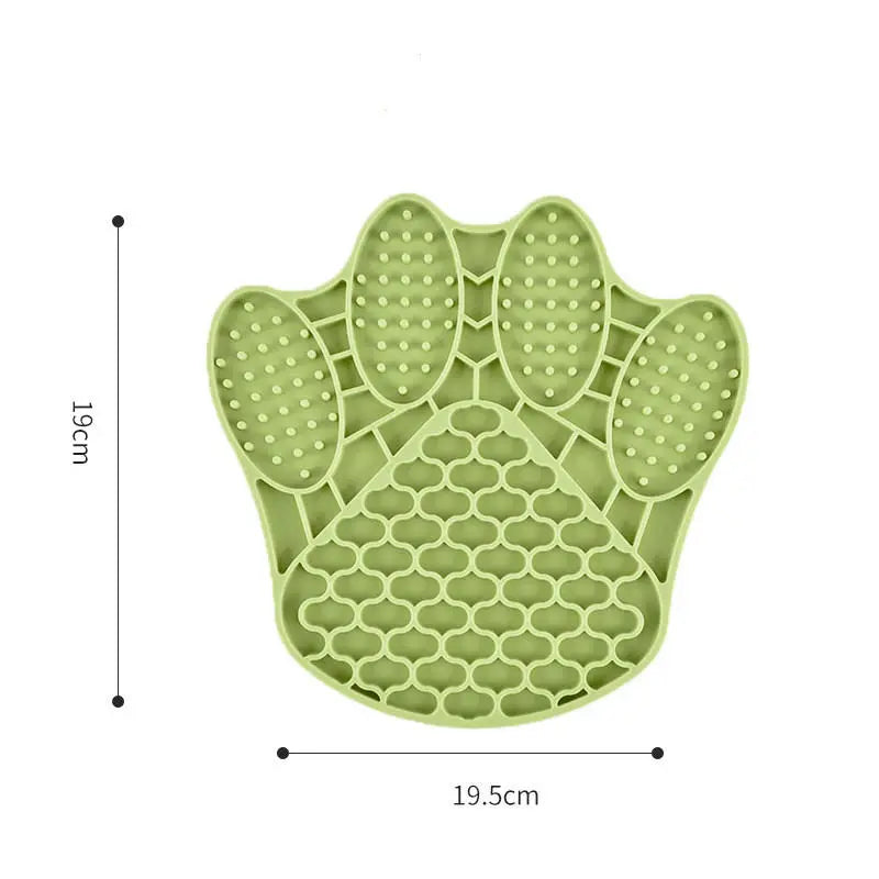 Pet Licking Mat Portable Anxiety Relief Dog Lick Pad Cup Bowl Transfer Plate Dog Slow Feeder Silicone Pet Bath Products Cat Bowl