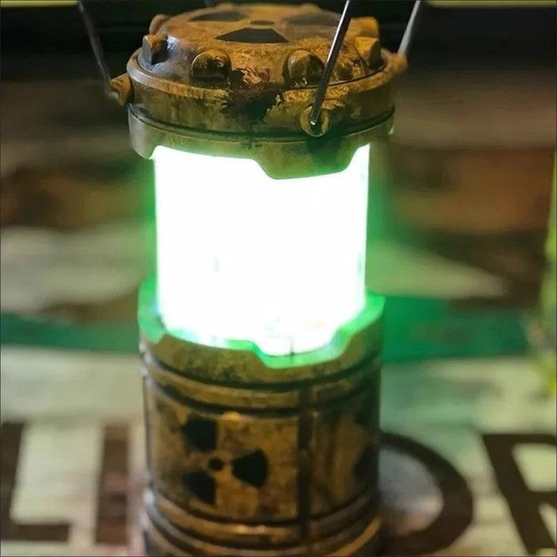 Mini Simulation Nuclear Reactor Lantern Gift Handheld Camping Light Halloween Gift Night Lamp Home Decor Glow in Dark Ornaments