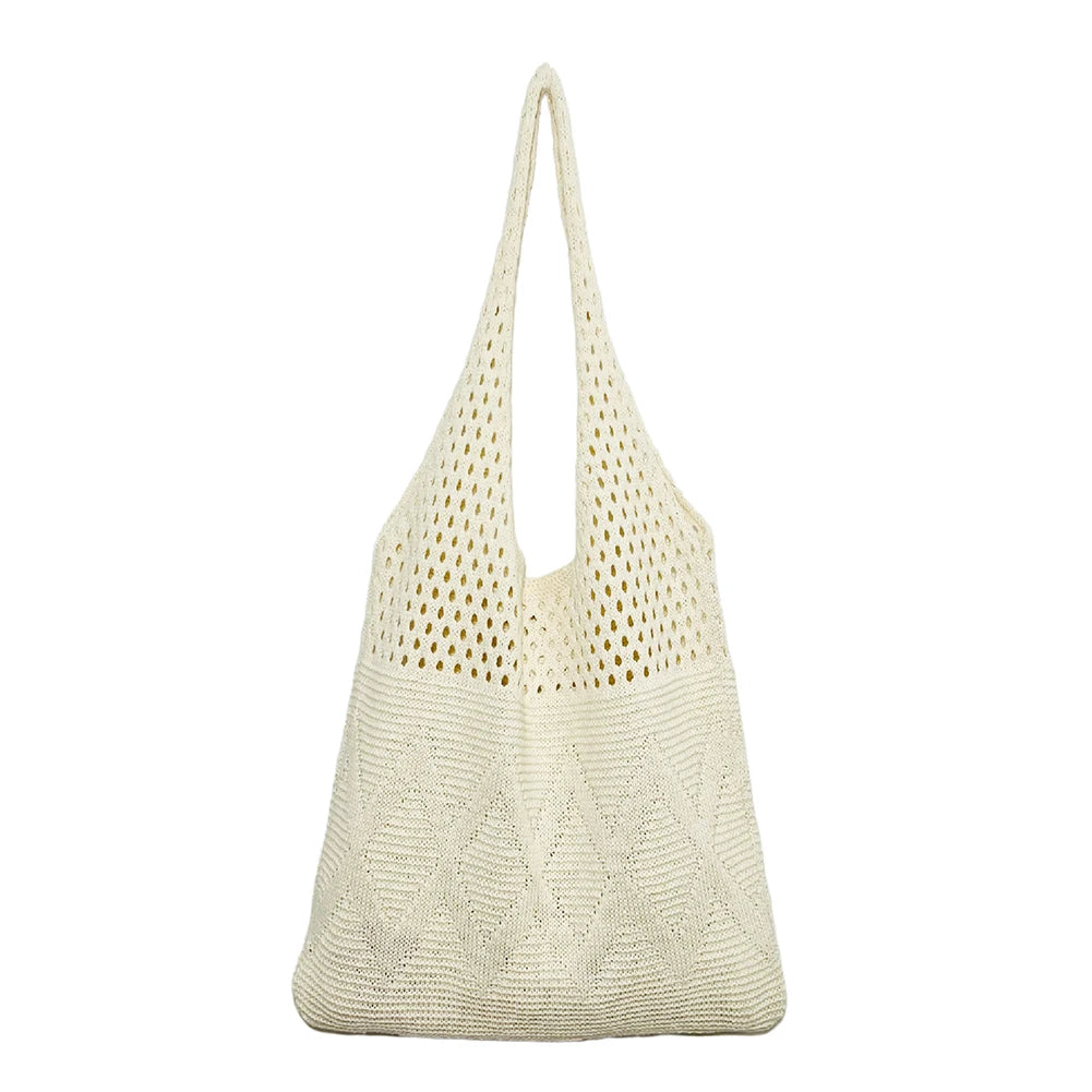 Solid Color Hobo Bag