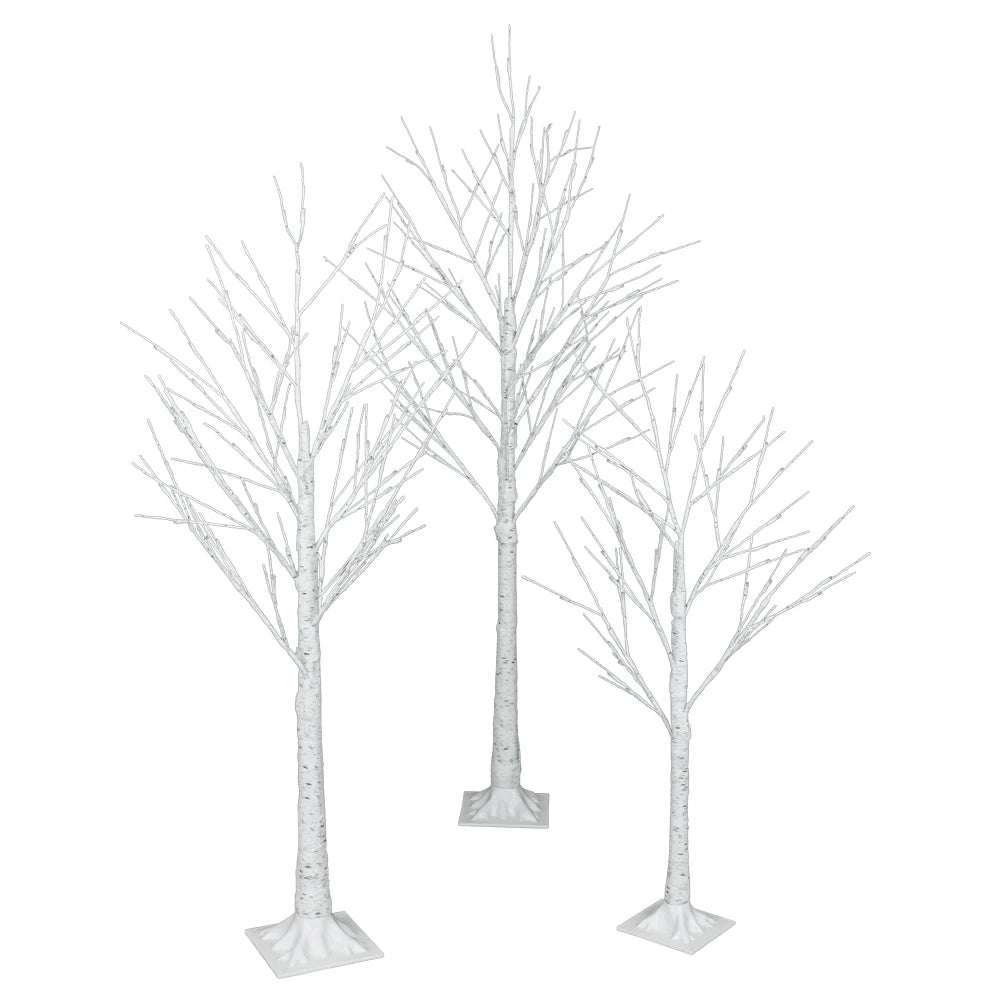4ft Snowflake Christmas Tree – White PVC, Sturdy Metal Base, Space-Saving, Easy Assembly, for Home, Office, Holiday Party Decor – Festive, Durable, Warm Atmosphere