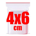 500/100pcs Self Sealed Bags Plastic Storage Bag for Jewelry Food Pills Transparent Zipper Storage Bag Package Pouches Wholesale