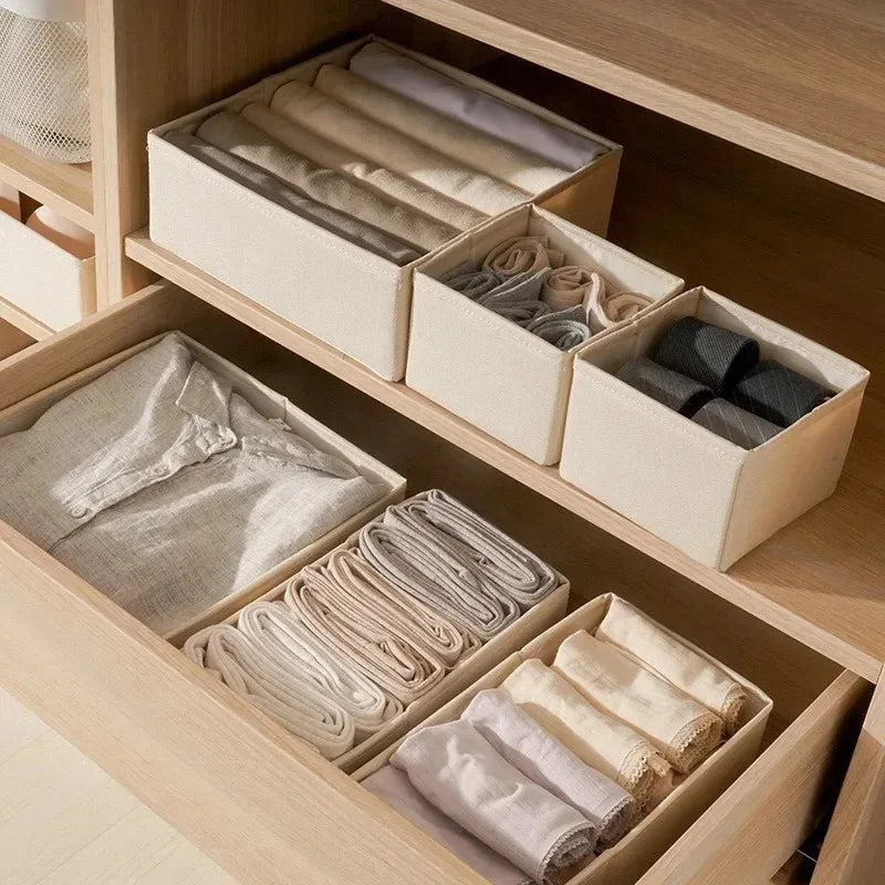 Underwear Sock Bra Storage Box Cabinet Drawer Organizer For Clothes Ties Wardrobe Clothes Socks Organiser Cabinet Separator Box