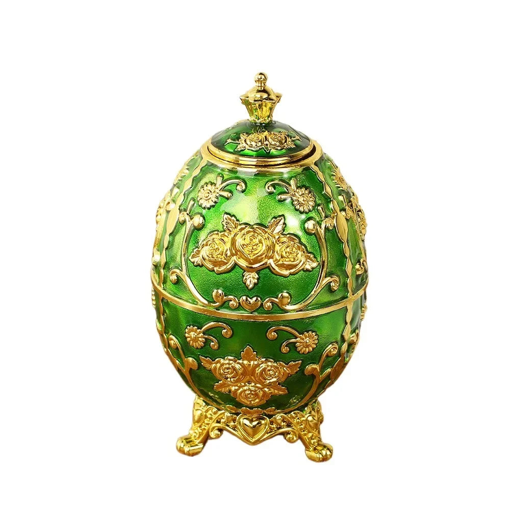Press Type European Style Toothpick Box Light luxury Sturdy Floral Toothpick Case Rose Pattern Automatic Toothpick Dispenser