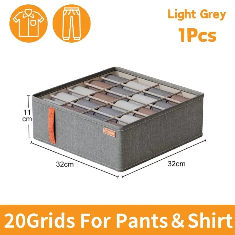 Socks Organizer Underwear Bra Storage Box Cabinet Drawer Organizer For Clothes Ties Wardrobe Clothes Organizer Cabinet Separator