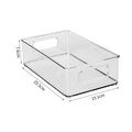 Transparent Refrigerator Storage Box Vegetable Fruit Organizer Fridge Clear Container for Kitchen Food Drinks Storage