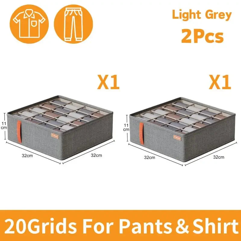 Socks Organizer Underwear Bra Storage Box Cabinet Drawer Organizer For Clothes Ties Wardrobe Clothes Organizer Cabinet Separator