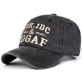 Unisex IDK IDC&IDGAF Letter Embroidery Washed Baseball Cap Spring Autumn Outdoor Adjustable Casual Hat Sunscreen Hat Sports Cap
