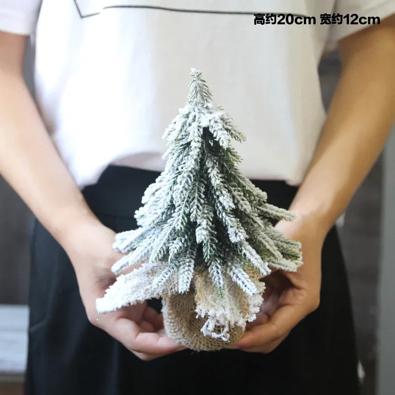 2019 Christmas Artificial mini Xams tree tabletop display window restaurant front desk store decorations small arbol de navidad