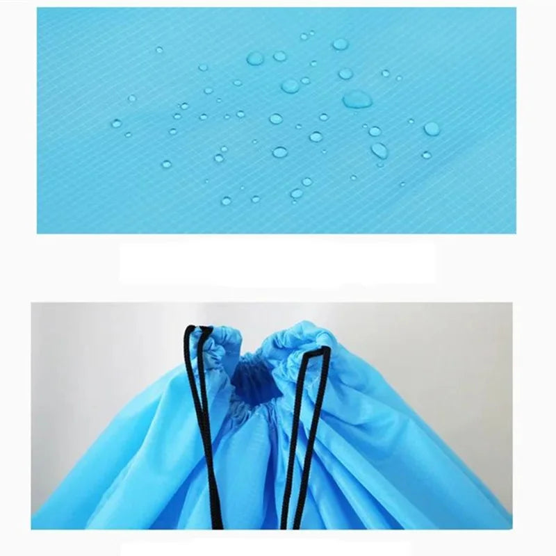 Super Large Capacity Waterproof Storage Bags with Drawstring Sturdy Home Organize Big Size Grocery Dust Bag for Bedding Clothes