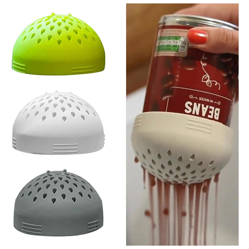 1PCS Silicone Gel Filter Water Filter Cover Silica Filter Funnel Multi-use Mini Colander Food Mesh Can Drainer Kitchen Gadget