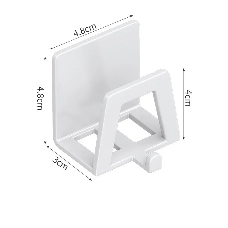 Sponge Holder Stainless Steel Kitchen Storage Sponge Rack Rustproof Wall Hooks For Sink Area Cleaning Accessories Home