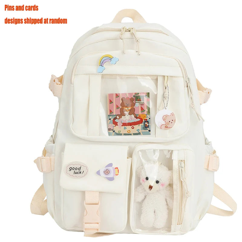 Cute Waterproof School Backpack