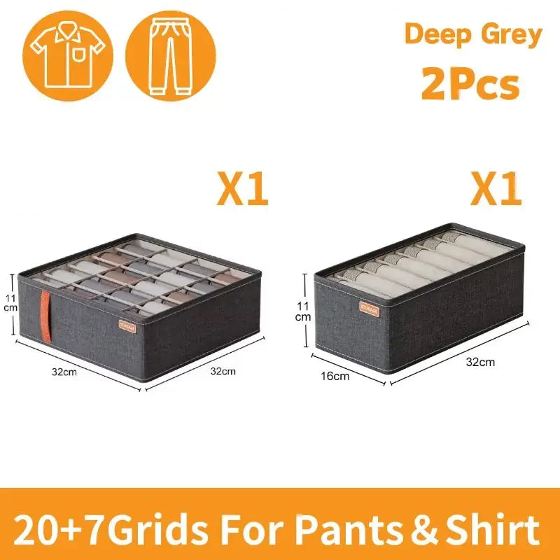 Socks Organizer Underwear Bra Storage Box Cabinet Drawer Organizer For Clothes Ties Wardrobe Clothes Organizer Cabinet Separator