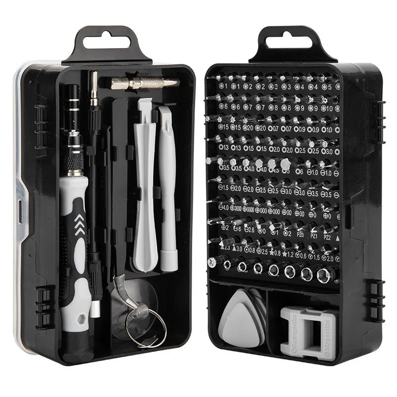 115-In-1 screwdriver set, strong magnetic mobile phone home disassembly computer multi-functional maintenance tool
