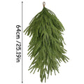 Christmas Norfolk Artificial Christmas Pine Greenery Holiday Door Wreath For Xmas Fireplace Indoor Outdoor Decor 64cm