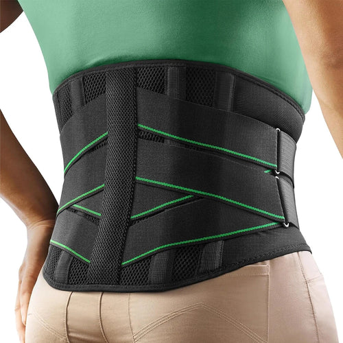 1Pcs  Breathable Back Support Belt with 5 Stays for Lower Back Pain Relief Anti-Skid Lumbar Braces for Men/Women for Work