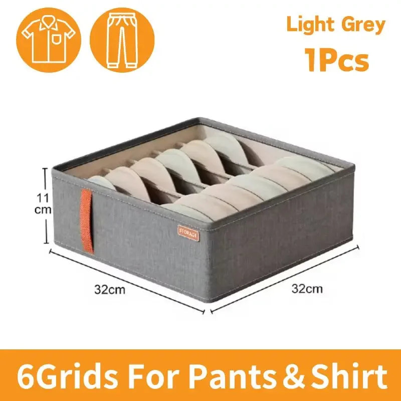 Socks Organizer Underwear Bra Storage Box Cabinet Drawer Organizer For Clothes Ties Wardrobe Clothes Organizer Cabinet Separator