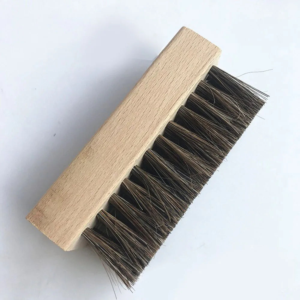 Pig Bristles Shoe Brush For Slippers sneaker brush Shoes Cleaning Brushes Boot Brush Cleaner Wood Handle Useful cepillo zapatos