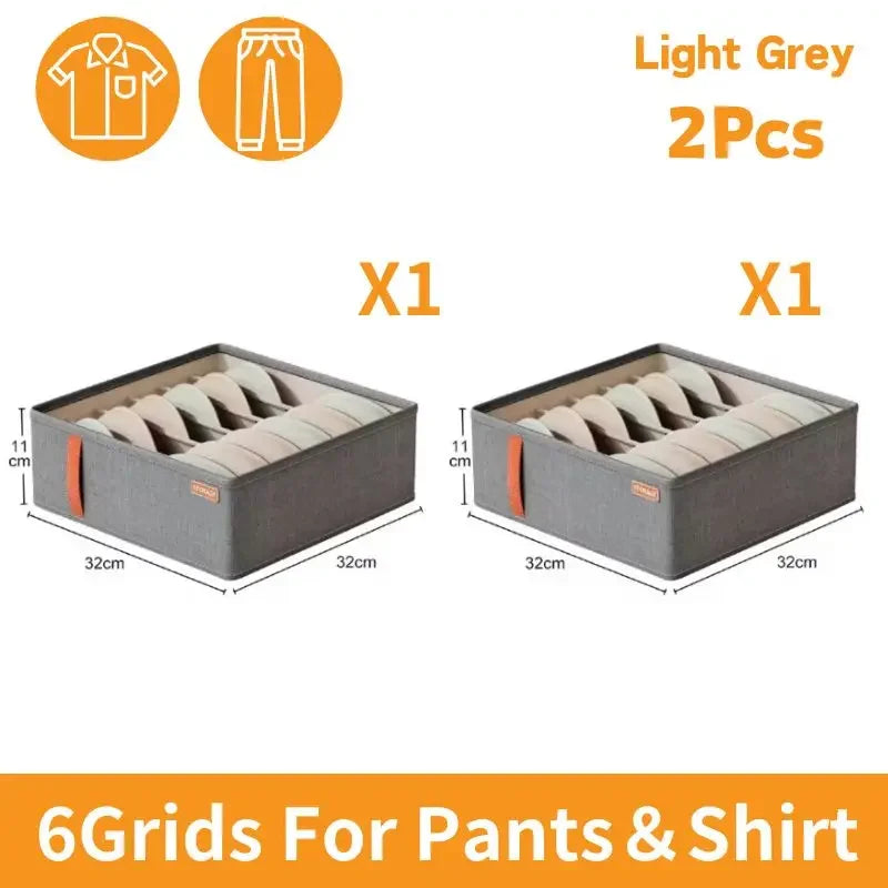 Socks Organizer Underwear Bra Storage Box Cabinet Drawer Organizer For Clothes Ties Wardrobe Clothes Organizer Cabinet Separator