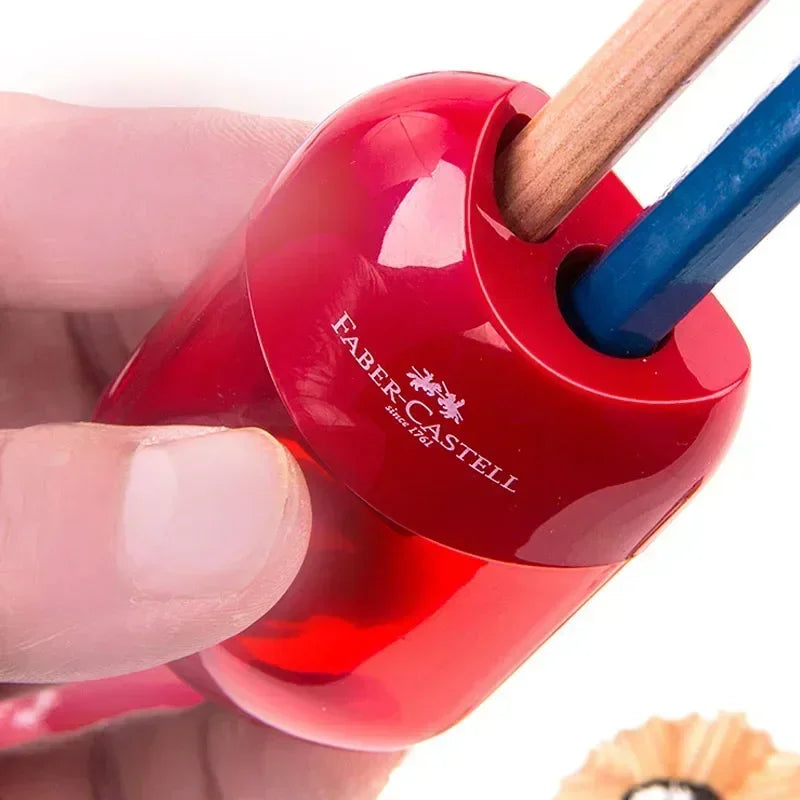 Double Hole and One Hole Pencil Sharpener Creative Transparent Pen Knife Kid Student Cutting Stationery School Supplies