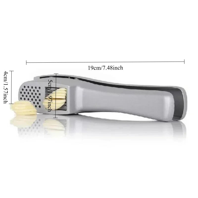 2 In 1 Multifunctional Garlic Press Garlic Slicer Zinc Alloy Manual Kitchen Gadget and Accessories  Gadgets for Home