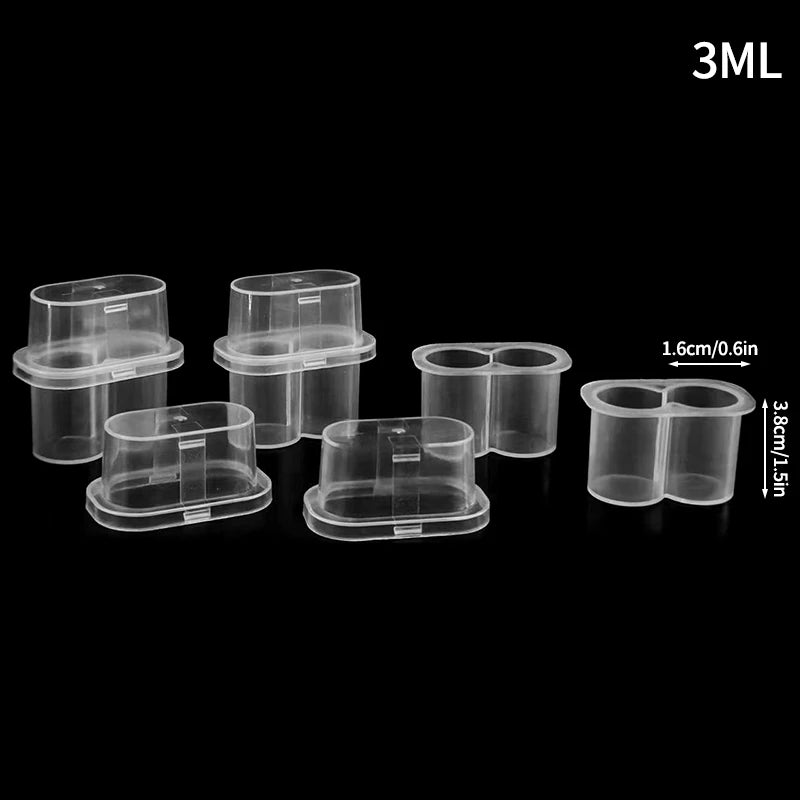3/5/7/10mL Vial Storage Case Mini Vial Storage Box Transparent Storage Case Peptide Vial Organizer Refrigerator Organizer