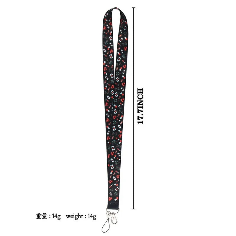 Cartoon Nurse ID Lanyard