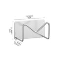 1 Pcs Stainless Steel Sink Sponges Holder Kitchen Self Adhesive Drain Drying Shelf Kitchen Accessories Storage Holder Wall Hooks