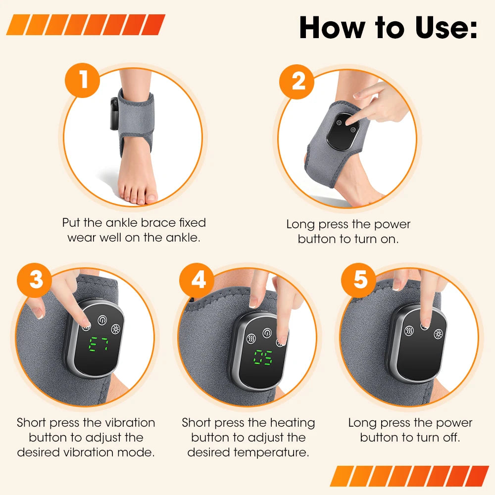 Wireless LED Ankle Massager