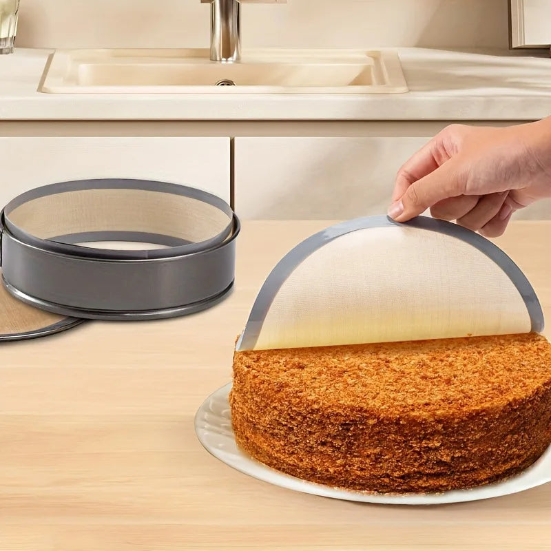 Silicone Round Baking Mat Air Fryer Oven Baking Sheets Non-Stick Baking Liners Reusable Bake Dish for Cake Pizza Pastry Cookie