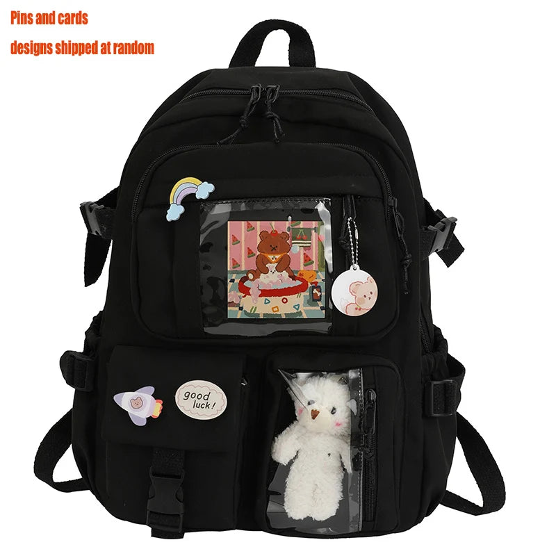 Cute Waterproof School Backpack