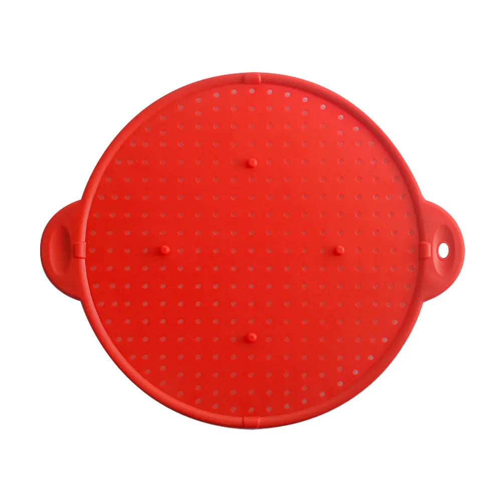 Silicone World Silicone Splash-Proof Net Oil-Proof Splash Cover Pot Pad Steamer Pad Pot Lid Water Filter Strainer Kitchen Tools