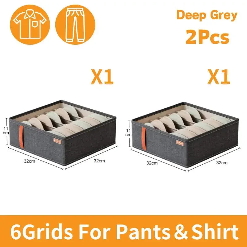 Socks Organizer Underwear Bra Storage Box Cabinet Drawer Organizer For Clothes Ties Wardrobe Clothes Organizer Cabinet Separator