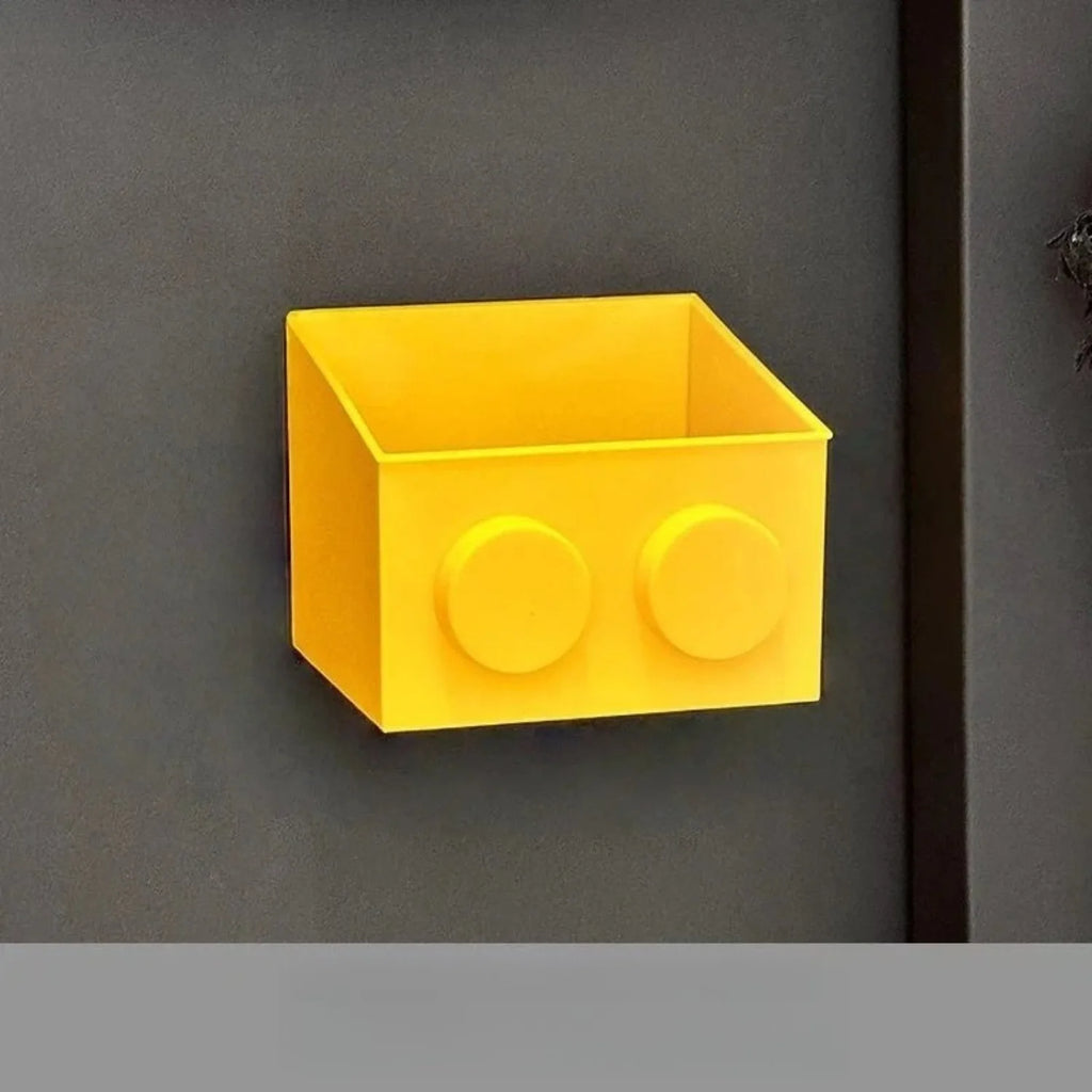 1pc Magnetic Basket Organizer for Fridge -Like ABS Plastic Storage Box, No Drill Design for Kitchen Counter,Holds Up to 3.5Lbs