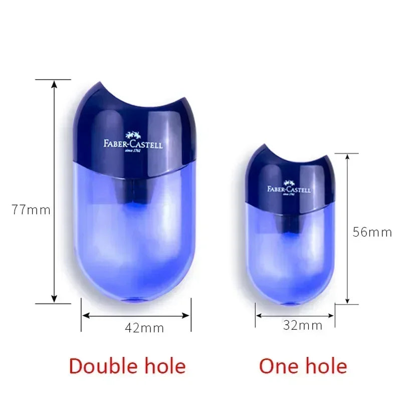 Double Hole and One Hole Pencil Sharpener Creative Transparent Pen Knife Kid Student Cutting Stationery School Supplies